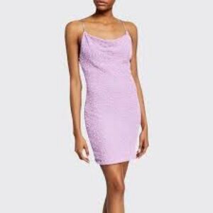 Alice + Olivia Lavender Sequin Dress